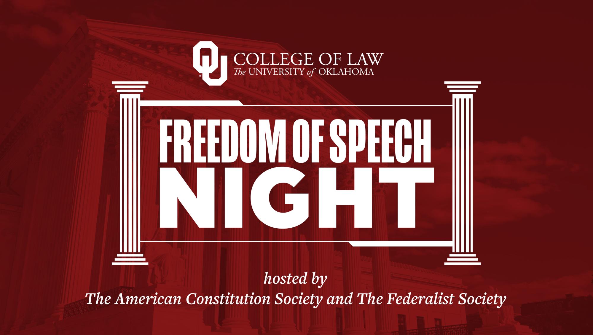 OU Law Freedom of Speech Night