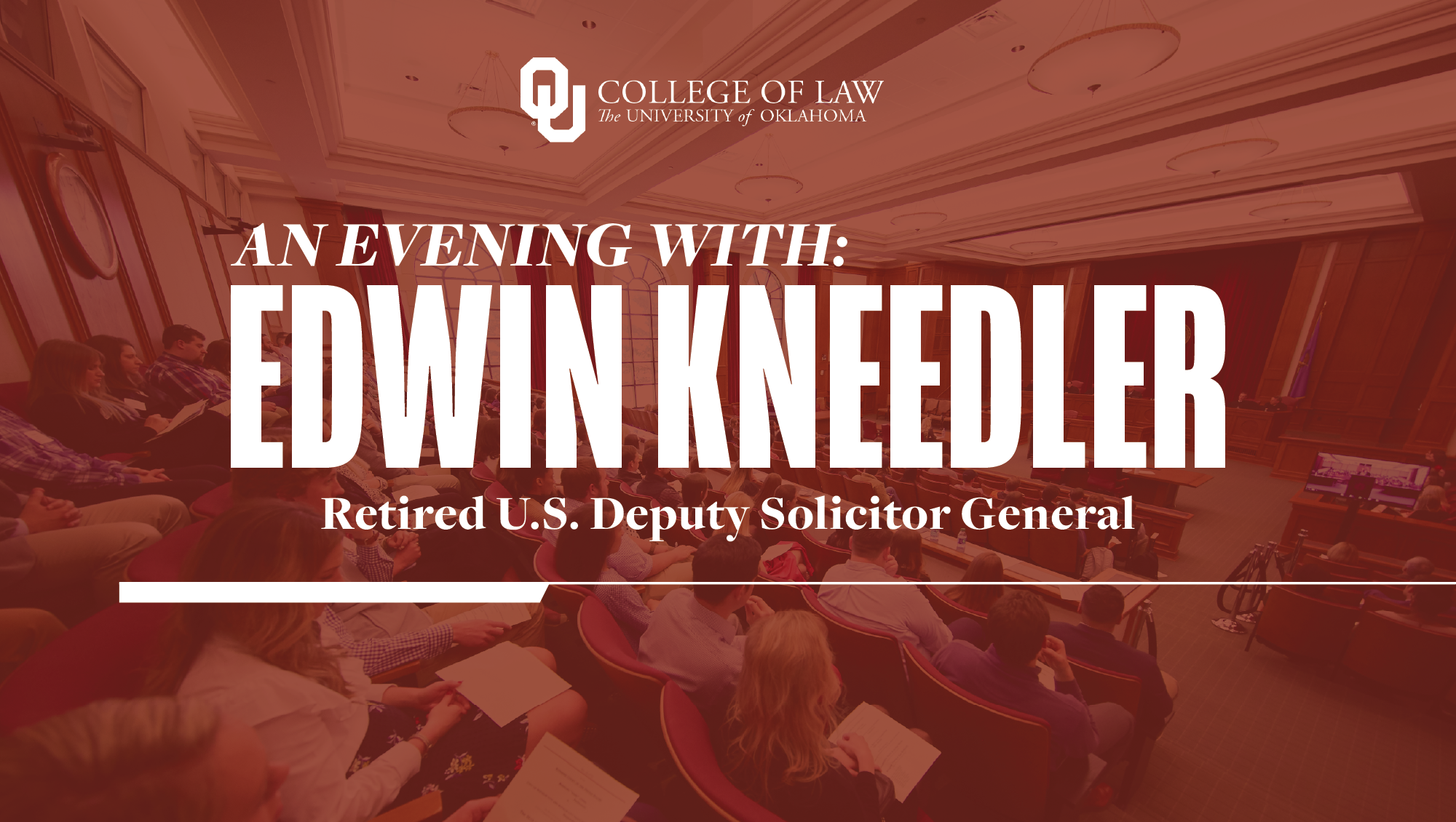 OU Law's Evening with Ed Kneedler Event