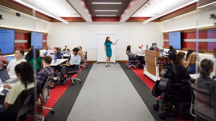 Legal Writing class in the Digital Initiative Lab