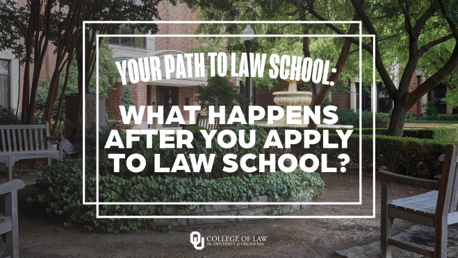 What happens after you apply to law school graphic