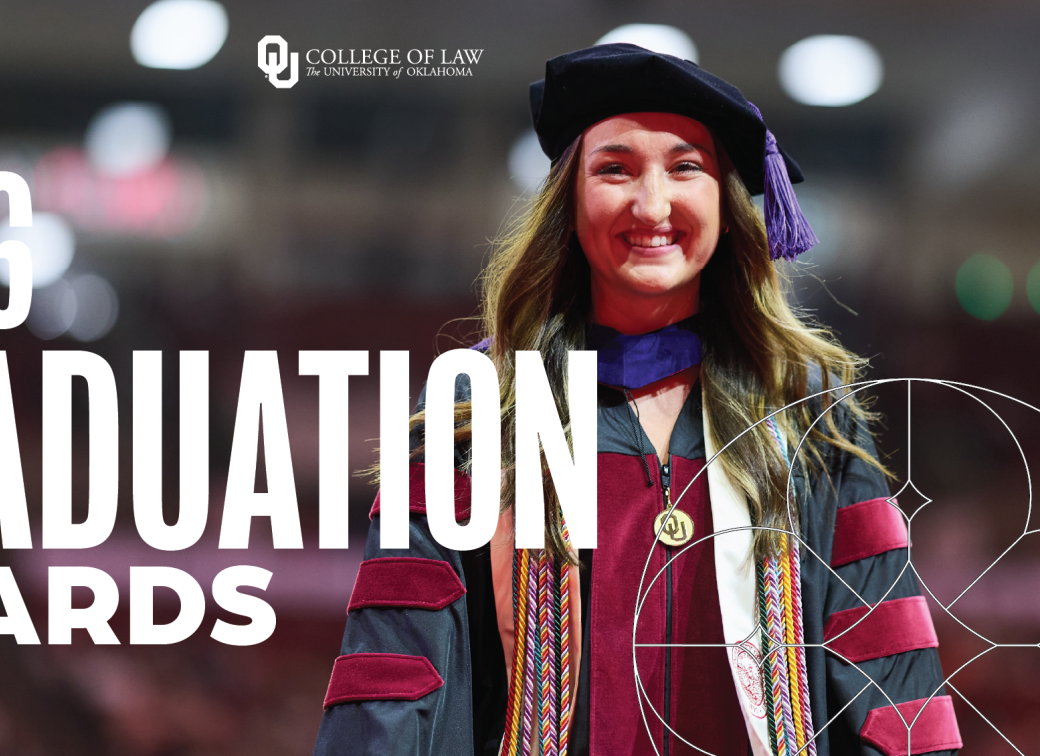 OU Law Graduation Awards Graphic