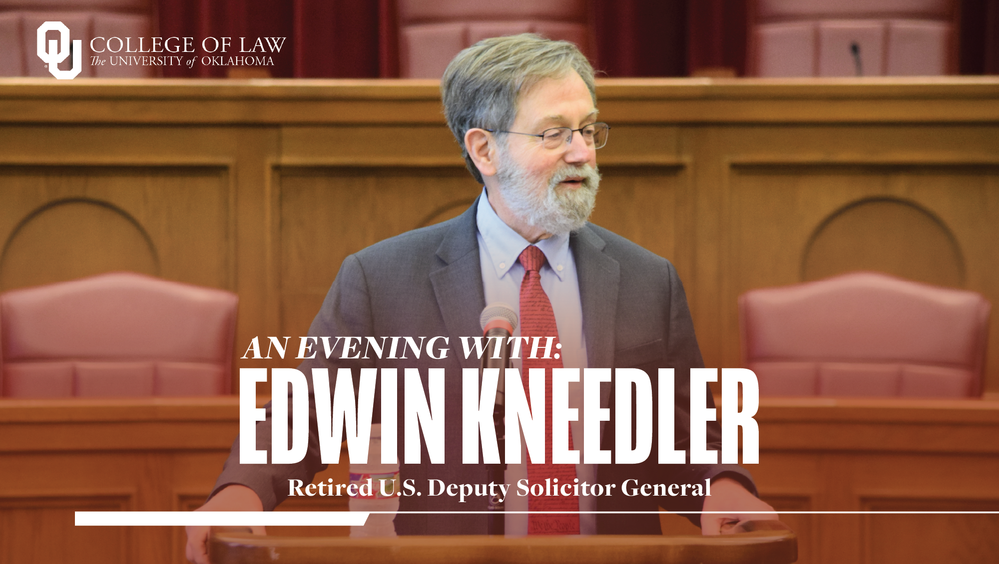 Retired U.S. Deputy Solicitor General Ed Kneedler