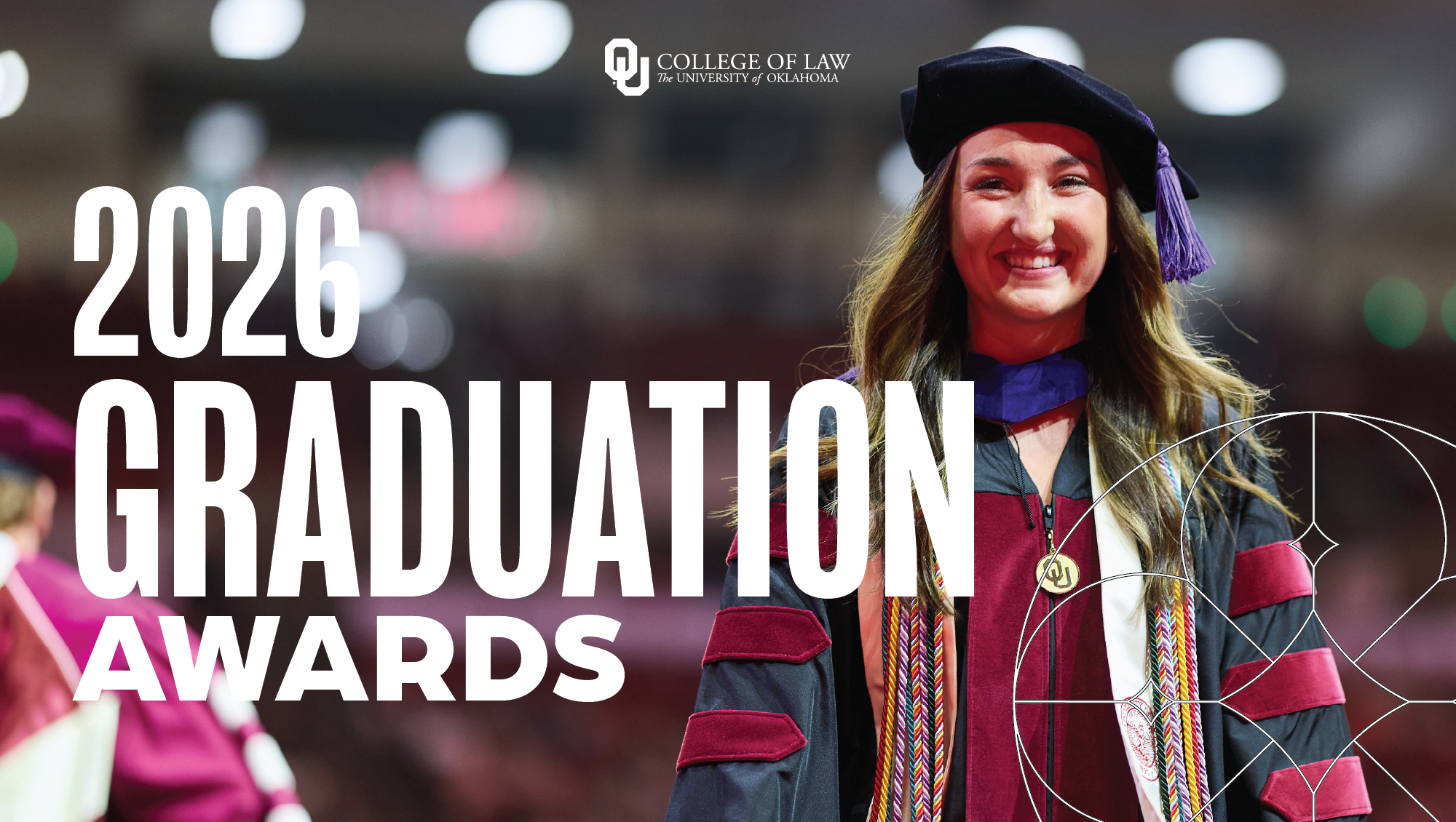 OU Law Graduation Awards Graphic