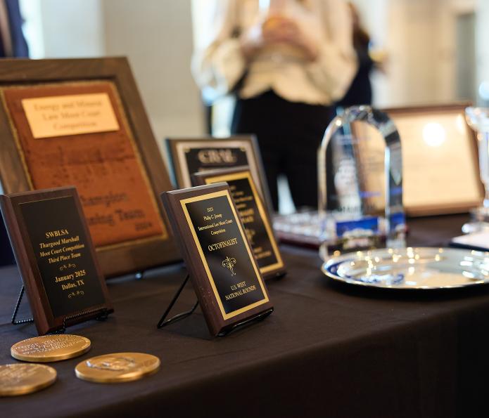 2025 College of Law Awards Banquest Display