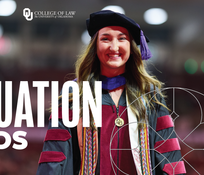 OU Law Graduation Awards Graphic