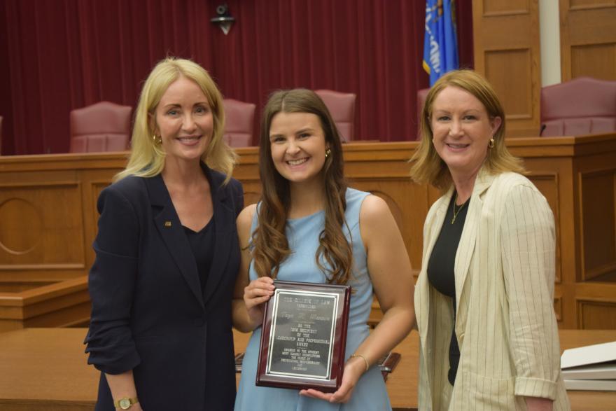 Photo of Dean Carpenter, Taya Maxson, and Dean Needham